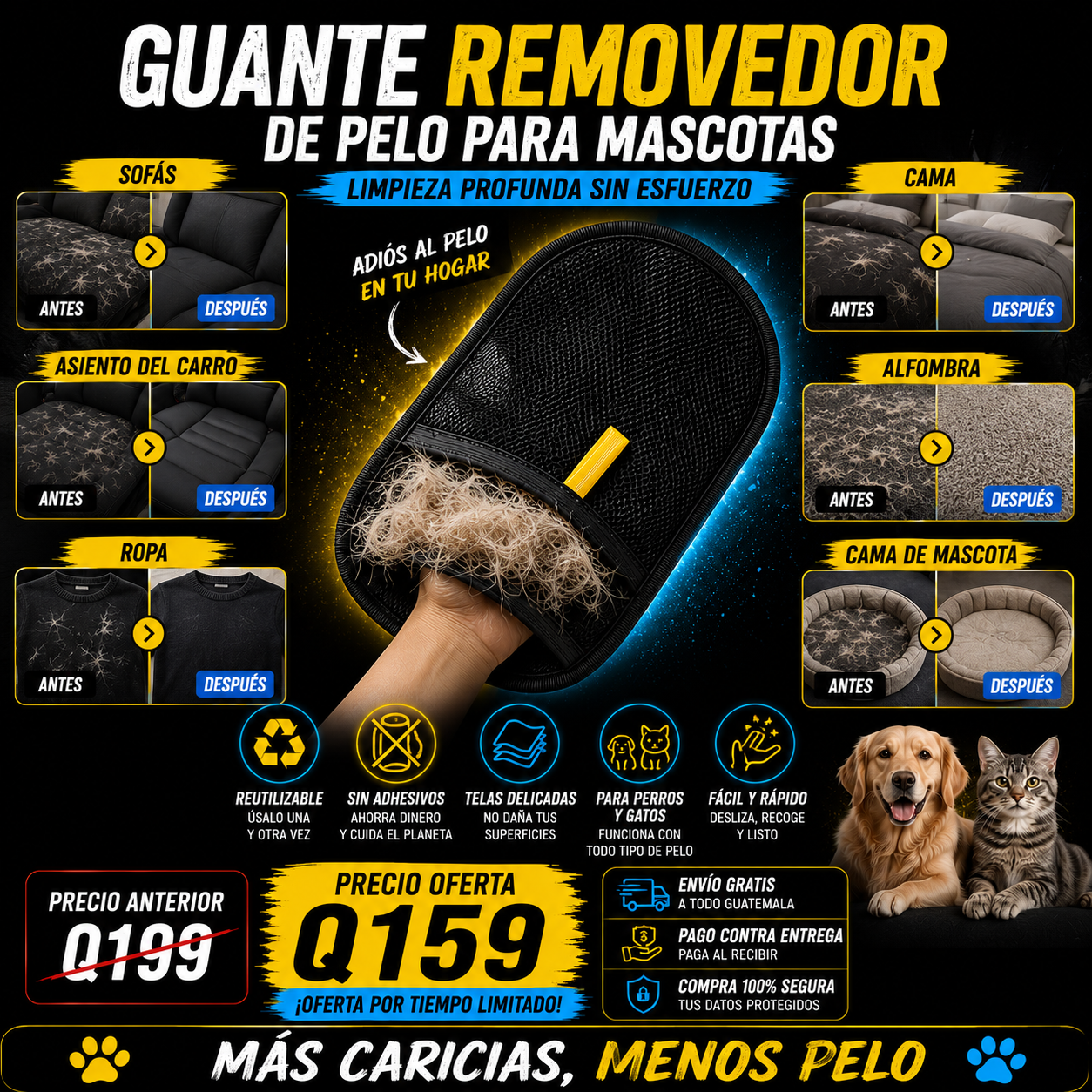 Guante pelusa