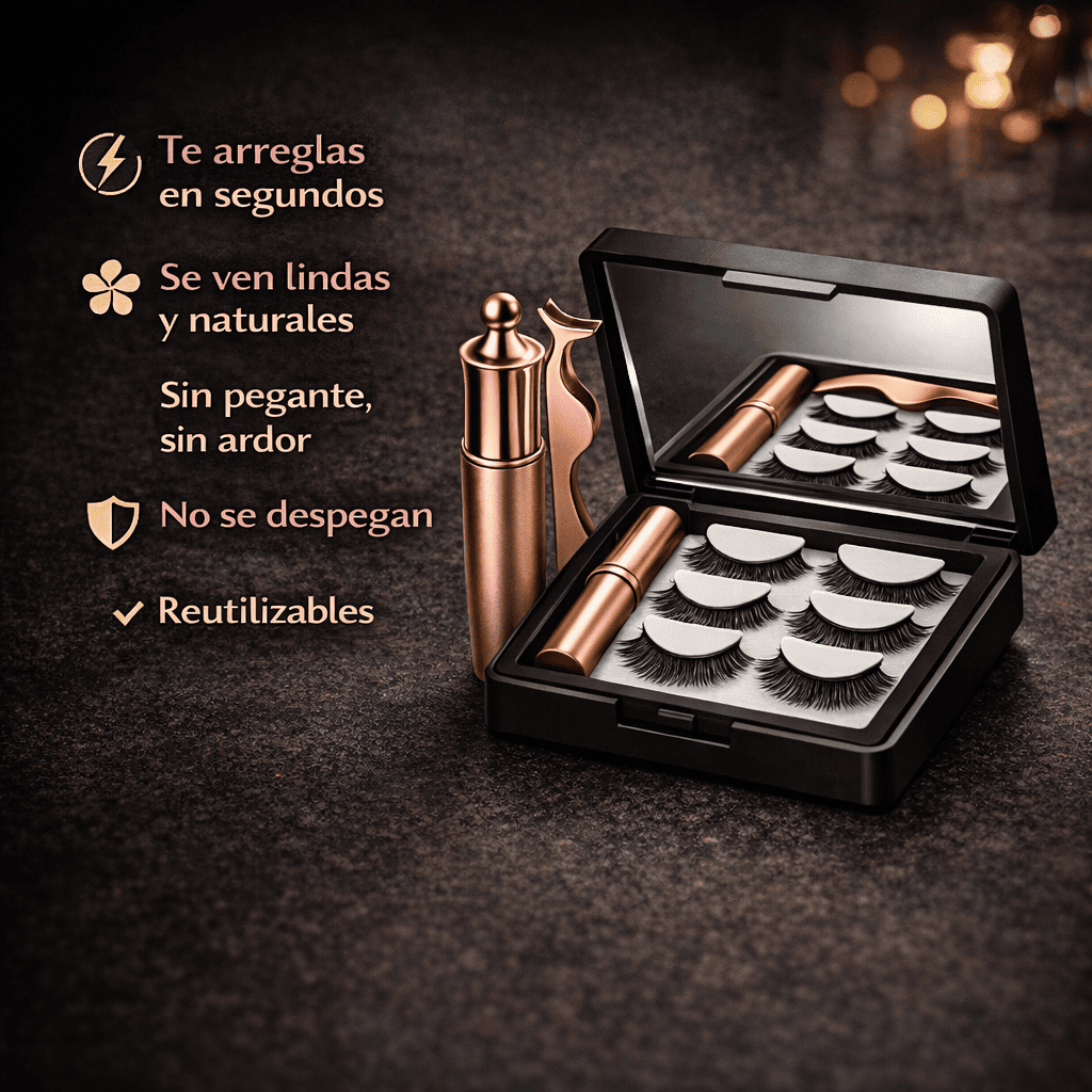 Pestañas magneticas