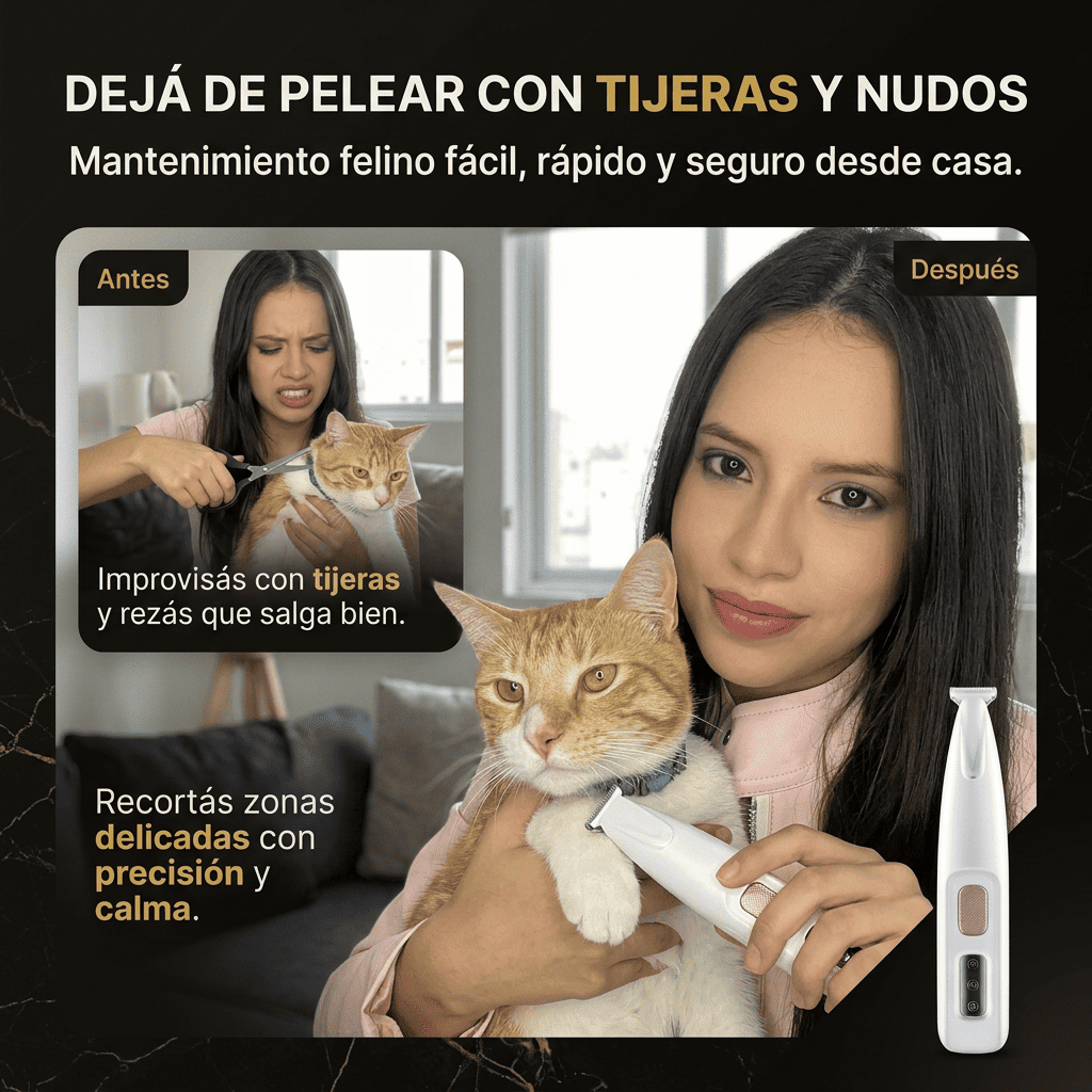 Maquina de afeitar para gatos
