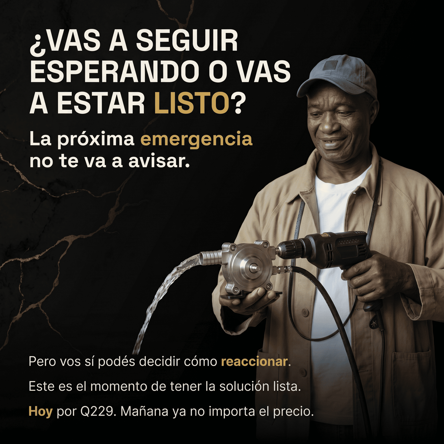 Adaptador de bomba de agua