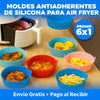 PROMO 6x1 Moldes Antiadherentes de Silicona para Freidora de Aire