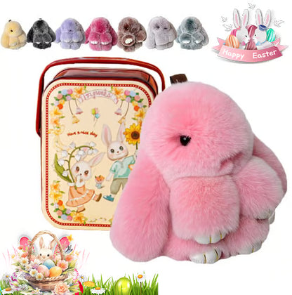 🐰Llavero de peluche de conejito - Opción de regalo en caja, 🎁Dulce sorpresa