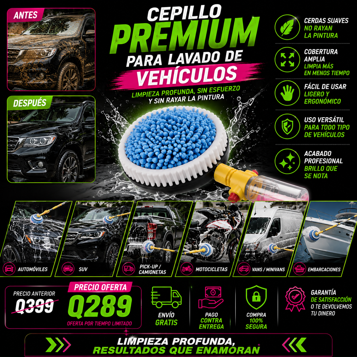 Cepillo carro