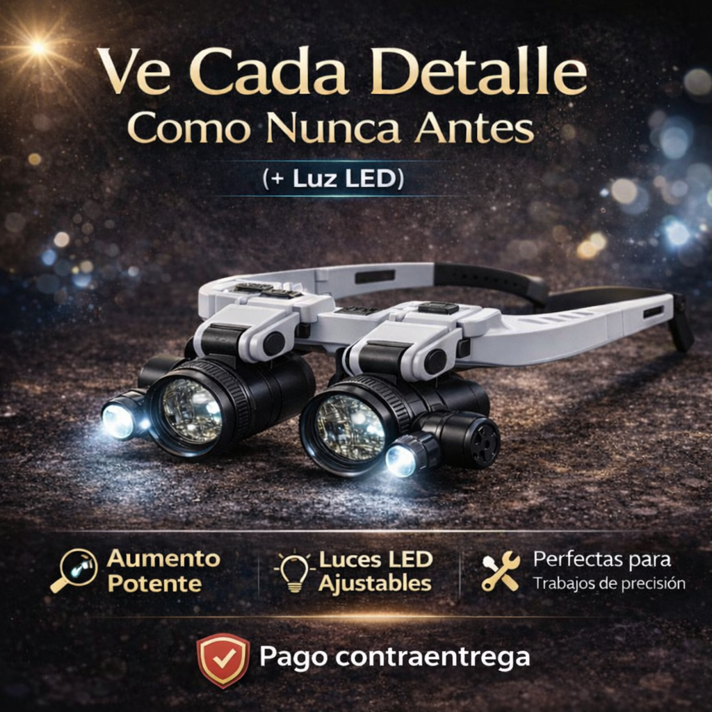 Gafas Lupa led Profesionales