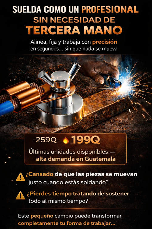 Cabezal magnético soldadura