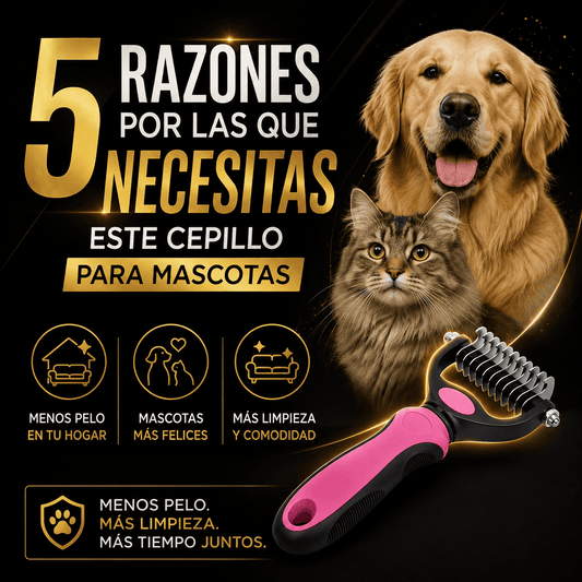 Cepillo mascotas - 5 raz