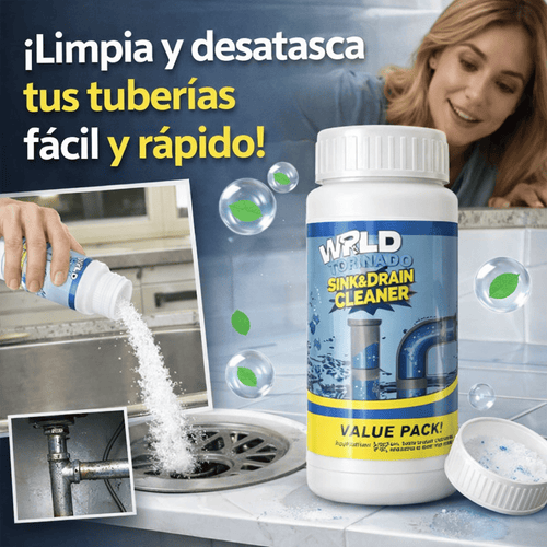 Polvos destapa tuberia