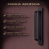 Manija de aluminio