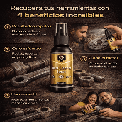 Spray quita oxido