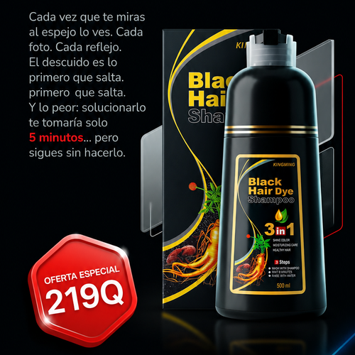 Shampoo cubre canas