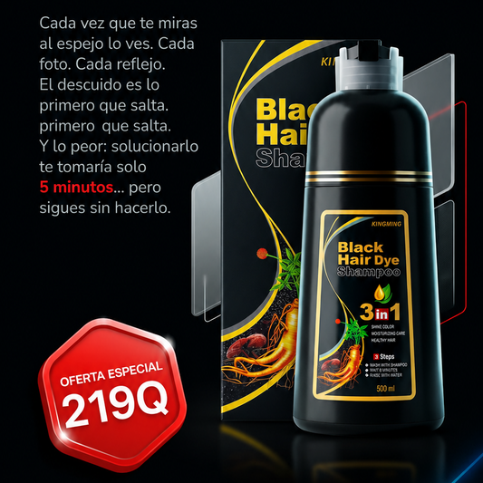 Shampoo cubre canas