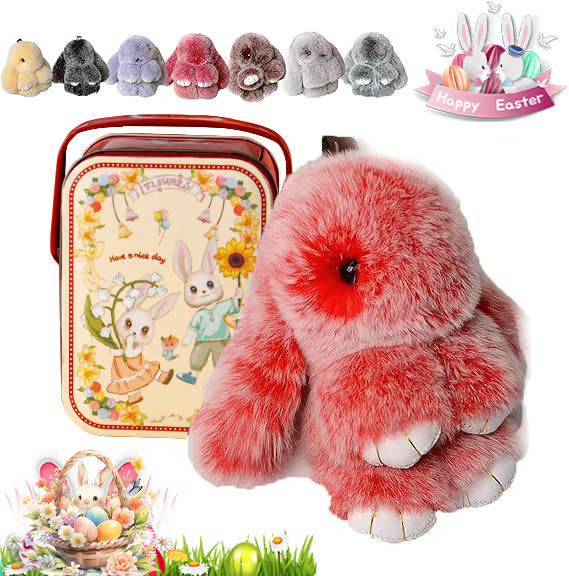 🐰Llavero de peluche de conejito - Opción de regalo en caja, 🎁Dulce sorpresa
