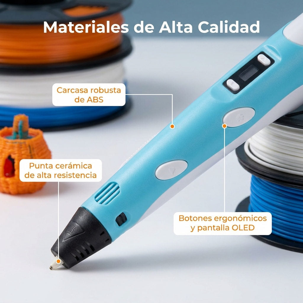 Boligrafo 3D — DETALLES DE CALIDAD