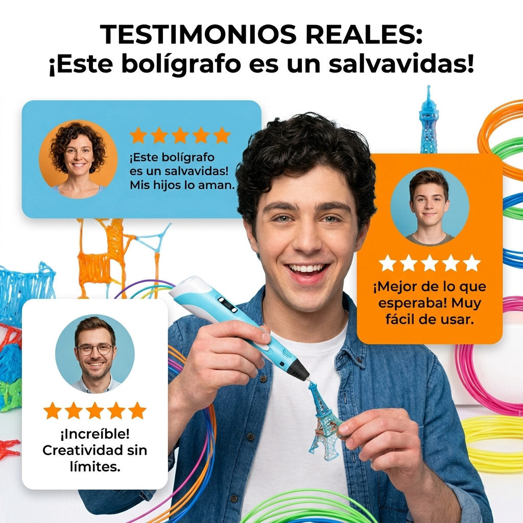 Boligrafo 3D — PRUEBA SOCIAL