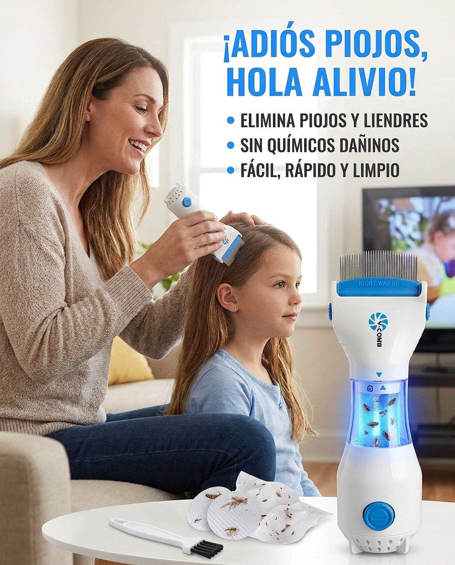 Cepillo Eliminador de Piojos — DOLOR Y SOLUCION