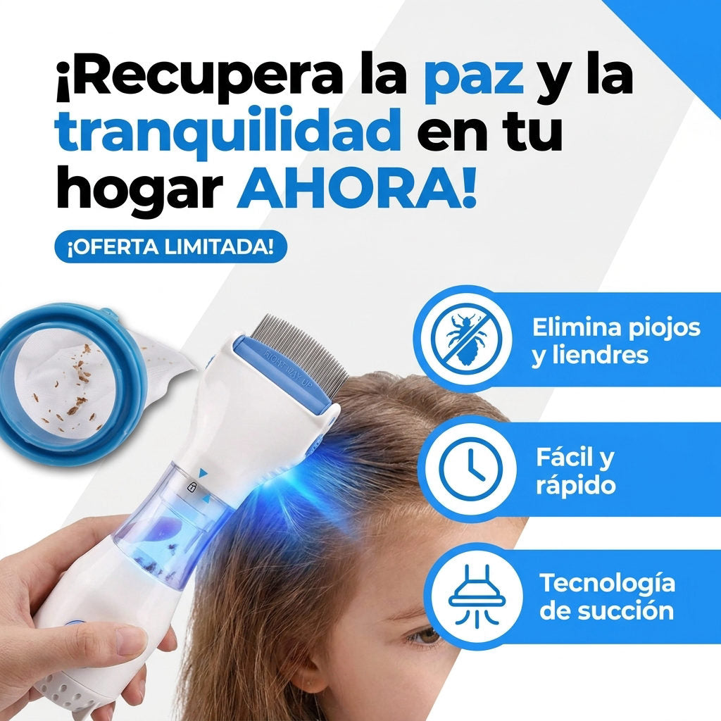Cepillo Eliminador de Piojos — OFERTA