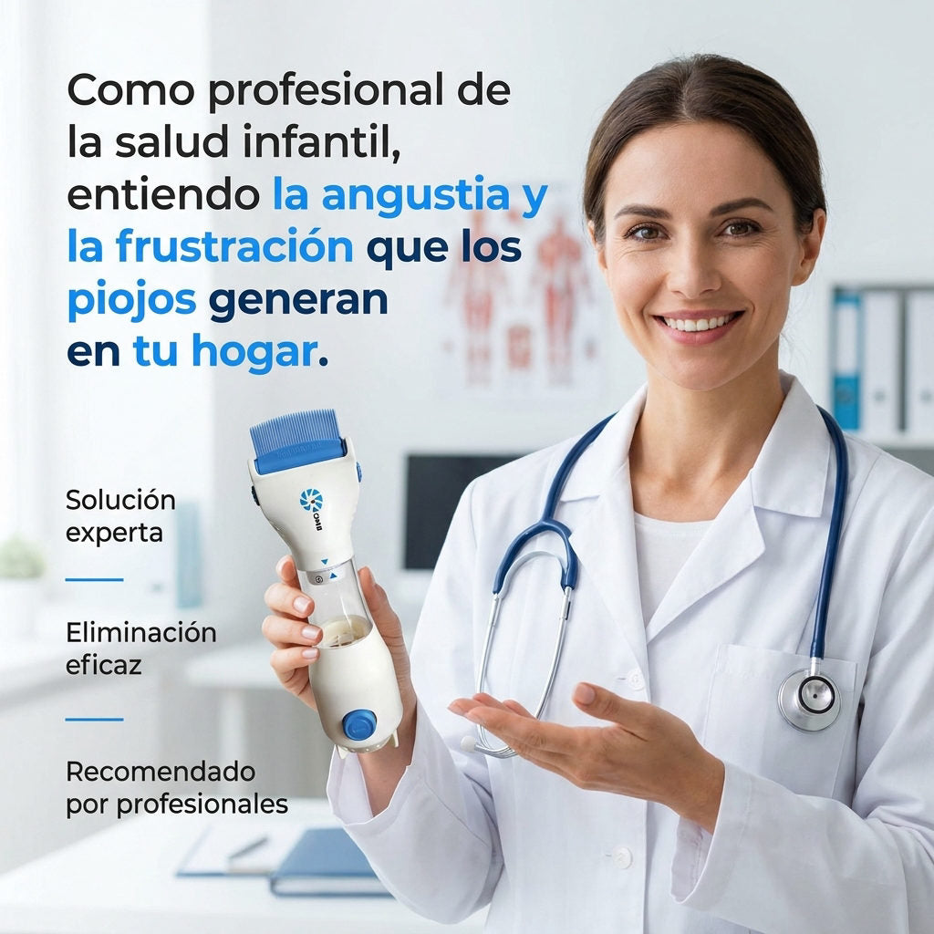 Cepillo Eliminador de Piojos — RECOMENDADO POR EXPERTOS