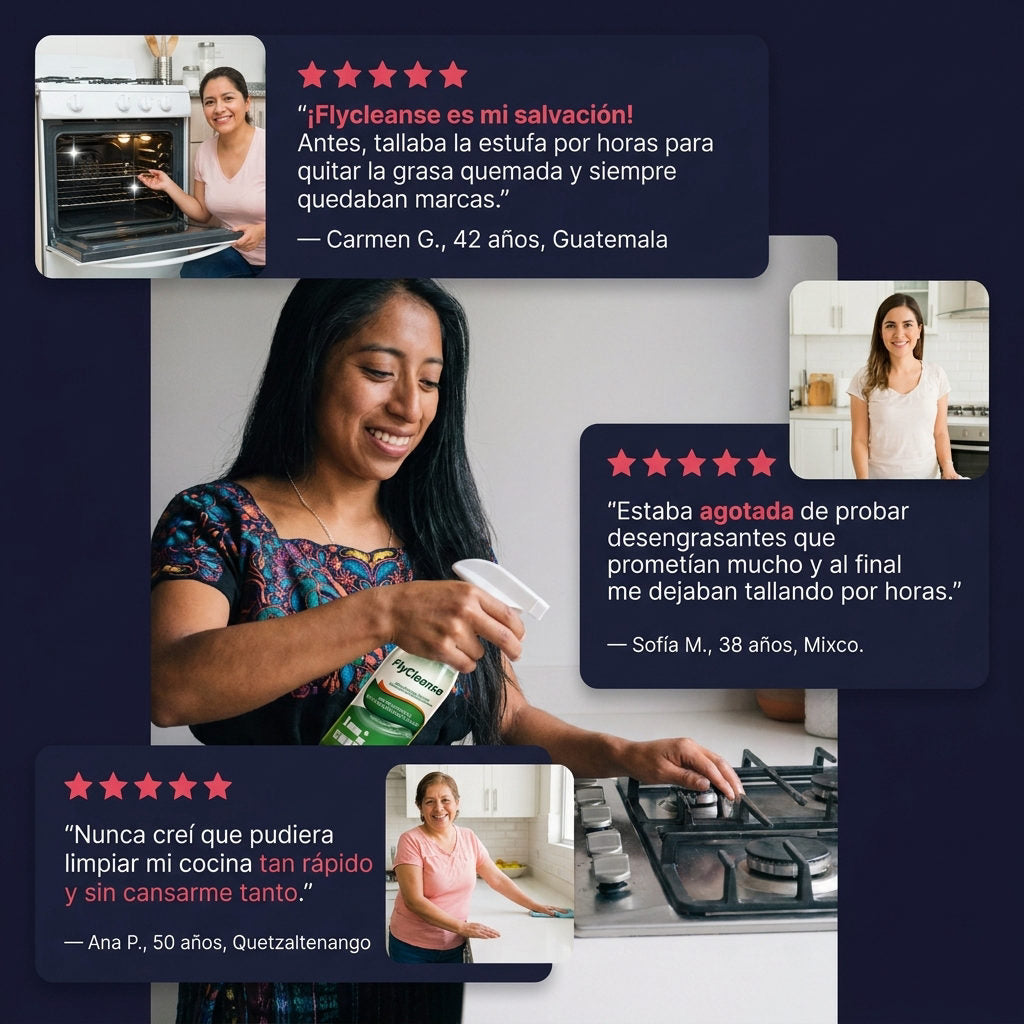 Flycleanse desengrasante — PRUEBA SOCIAL