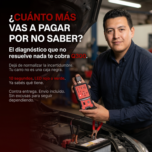 Probador de relevadores automotrices 12V con selector 4 y 5 pines, diagnóstico rápido con luz LED para taller, cochera y mantenimiento