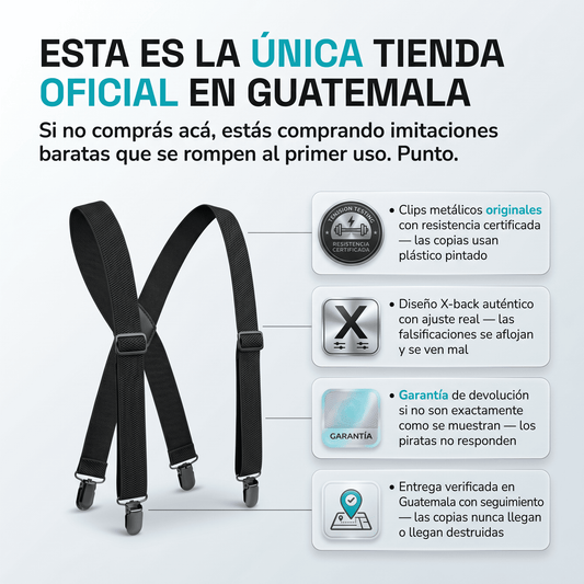 Tirantes elegantes premium