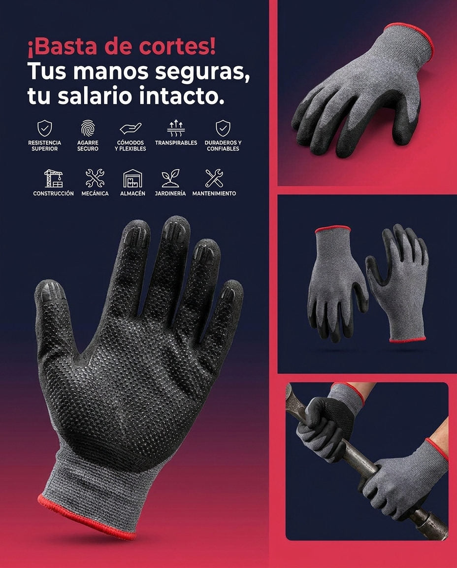 Guantes industriales multiuso — HERO
