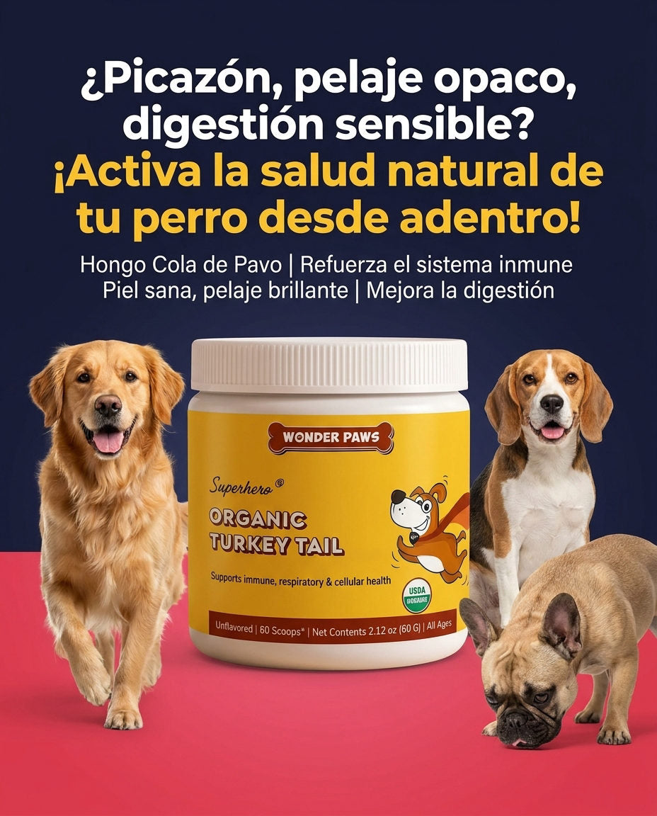 Hongo cola de pavo wonder paws - Perros — HERO