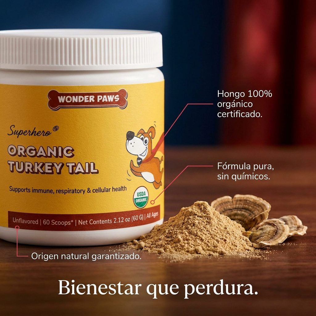 Hongo cola de pavo wonder paws - Perros — DETALLES DE CALIDAD