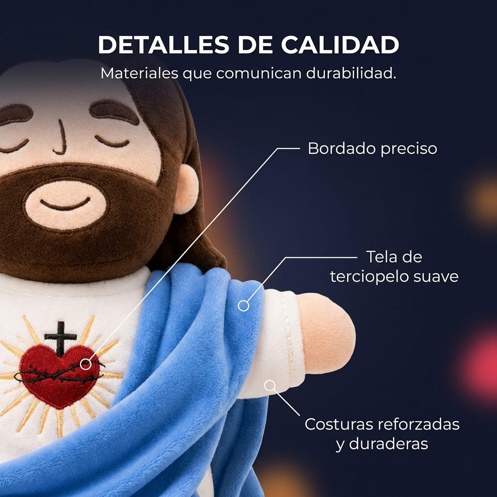 Luz del redentor - Peluche Jesus — DETALLES DE CALIDAD