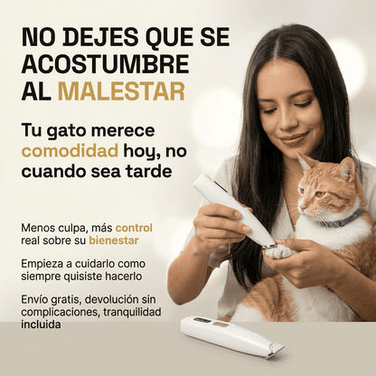 Maquina de afeitar para gatos