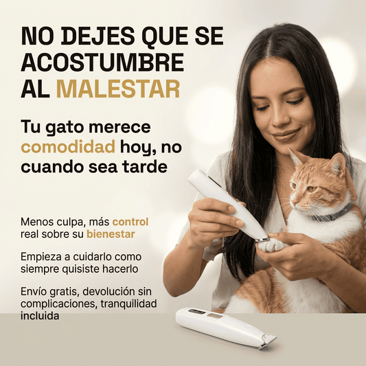 Maquina de afeitar para gatos