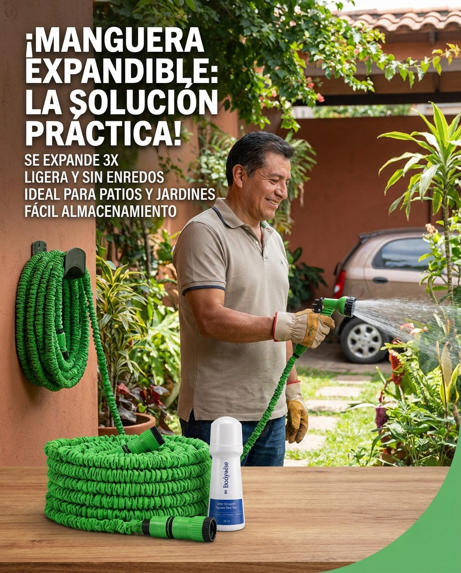 Manguera expandible — DOLOR Y SOLUCION