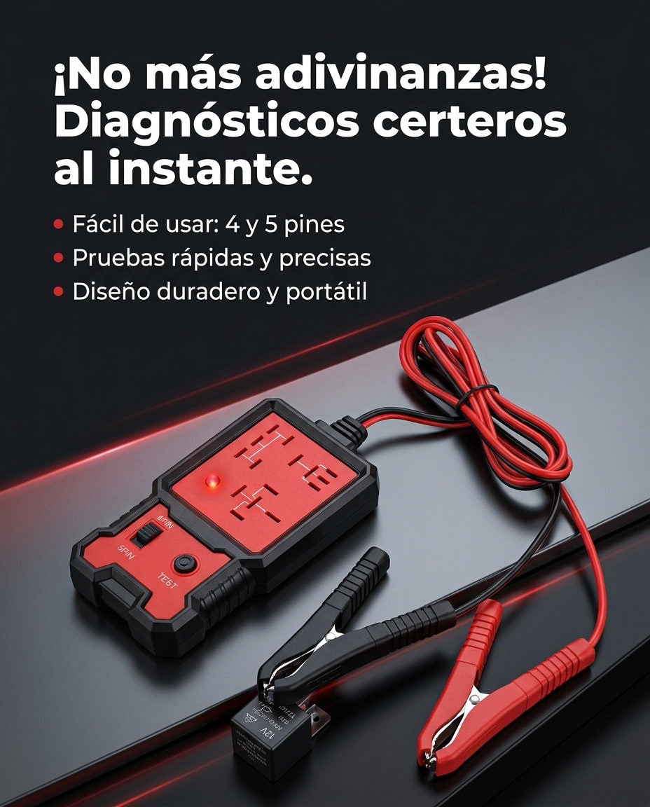 Probador de relevadores 12V — HERO