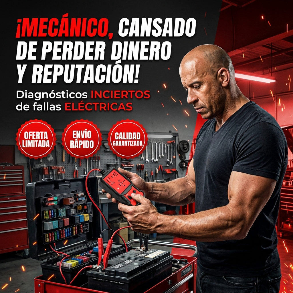 Probador de relevadores 12V — OFERTA