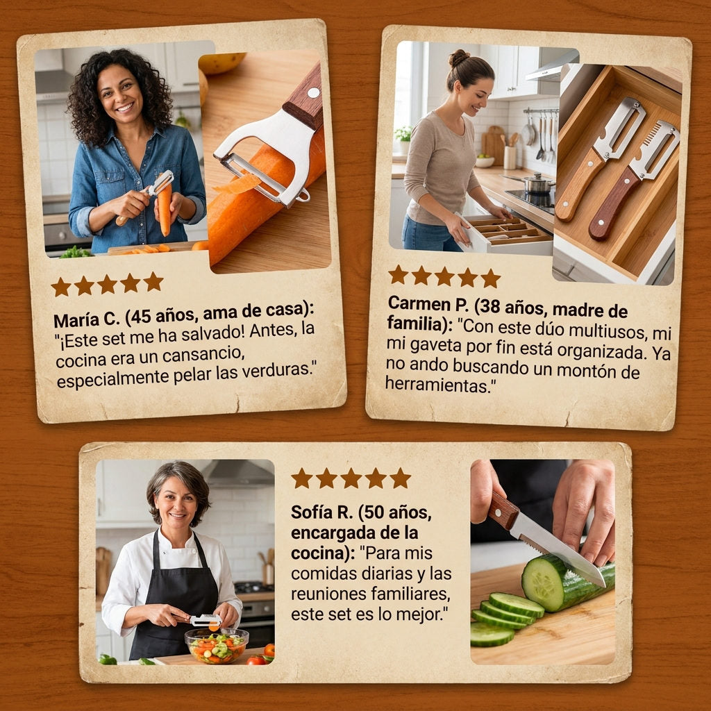 Set cuchillos abridores — PRUEBA SOCIAL