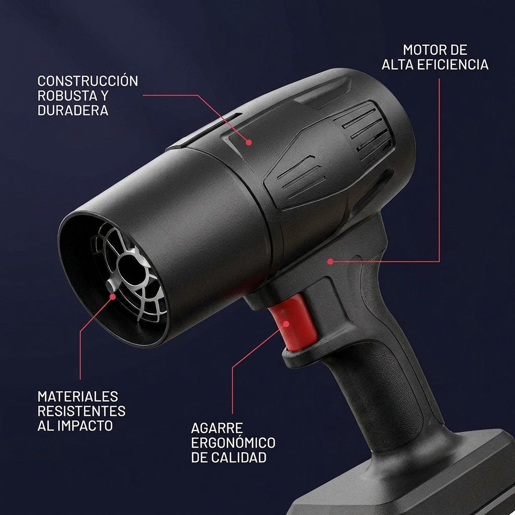 Sopladora JET Portatil — DETALLES DE CALIDAD