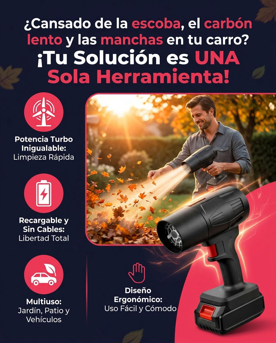 Sopladora JET Portatil — BENEFICIOS