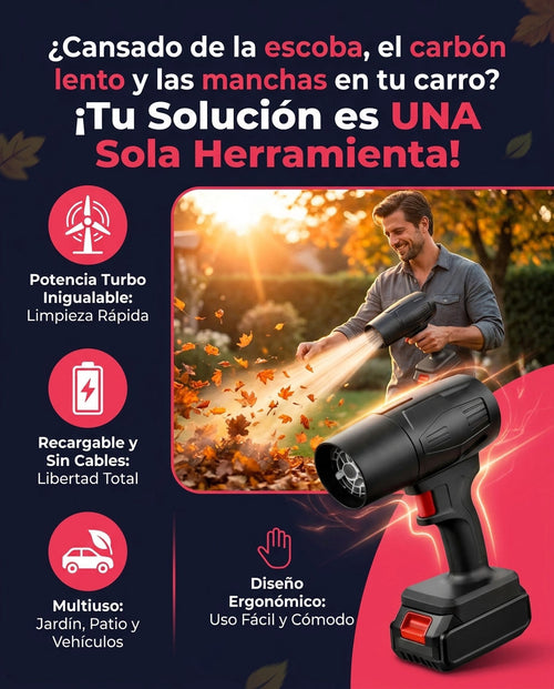 Sopladora JET Portatil — BENEFICIOS